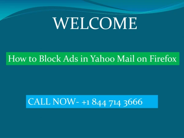 Yahoo mail Customer Care Number 1 844 714 3666