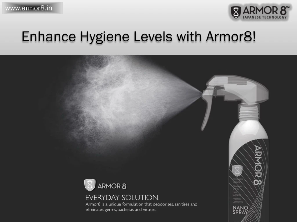 enhance hygiene levels with armor8