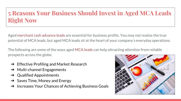 5 Reasons Your Business Should Invest in Aged MCA Leads