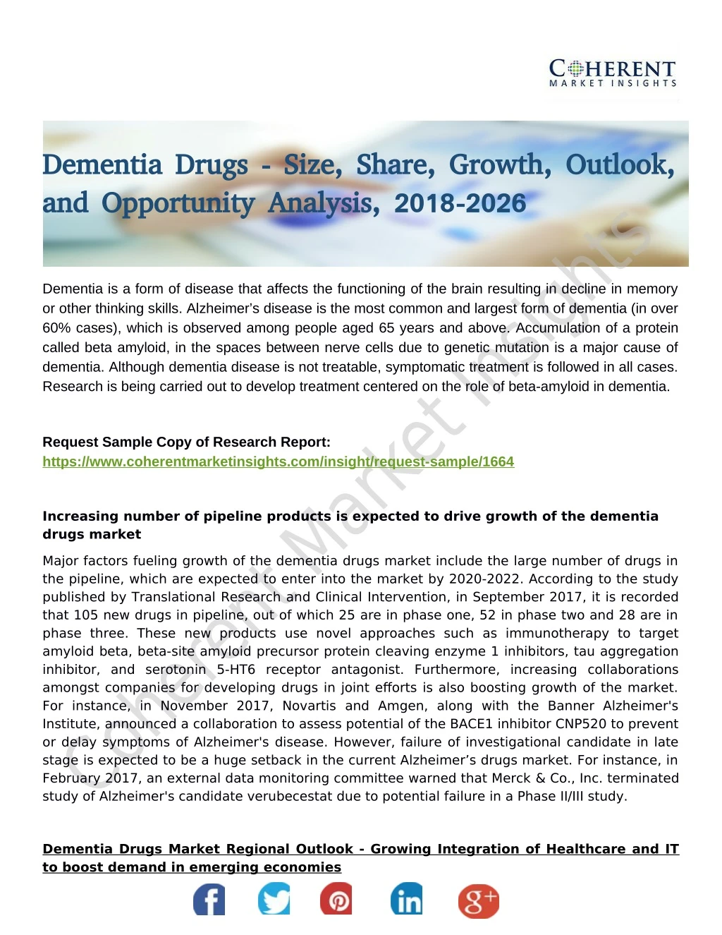 dementia drugs size share growth outlook dementia