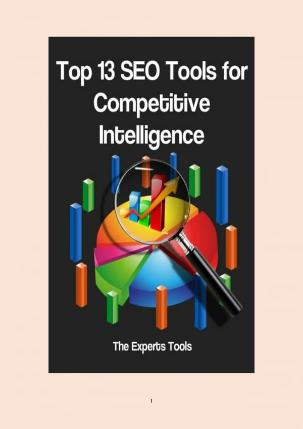 Top 13 Seo Tools Competitive Intelligence