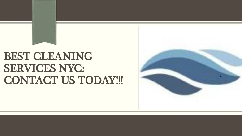 best cleaning services nyc contact us today