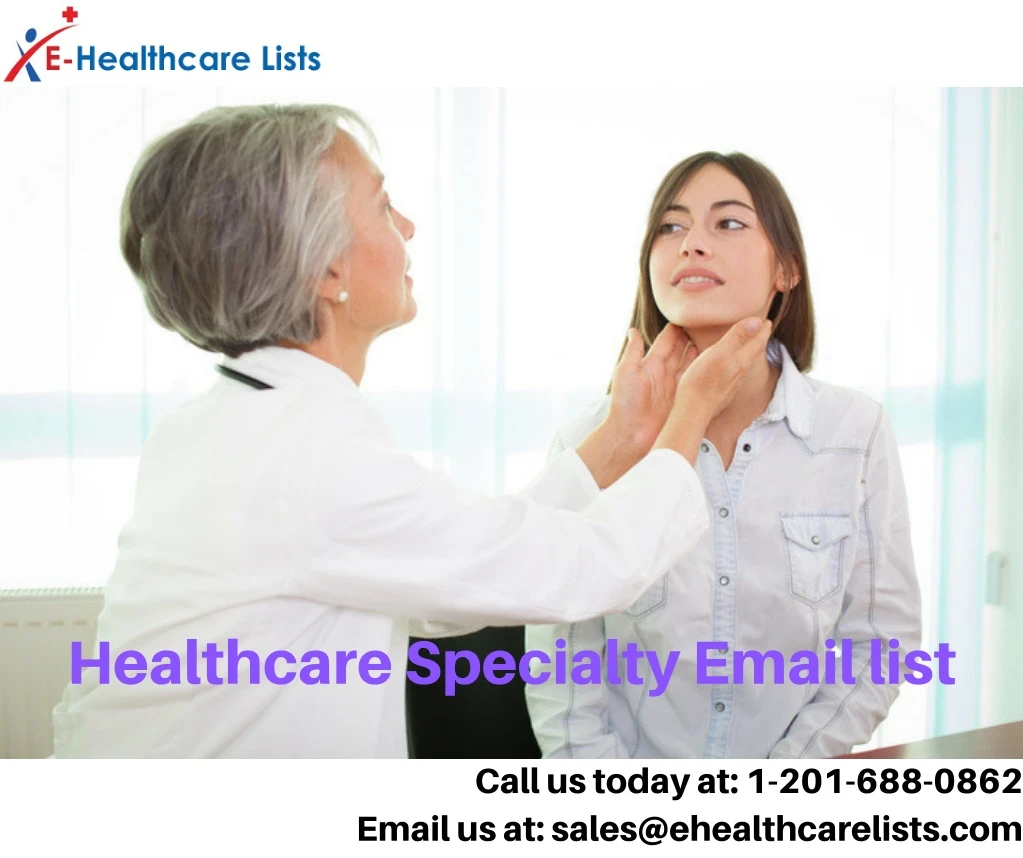 healthcare specialty email list