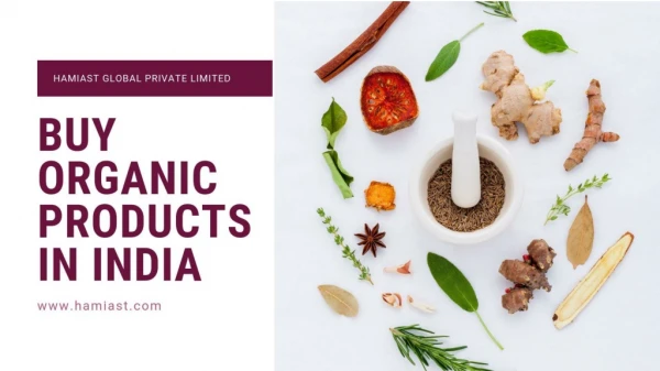 Organic Food In India