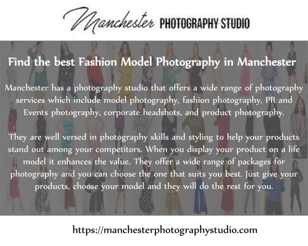 Find the best Fashion Model Photography in Manchester