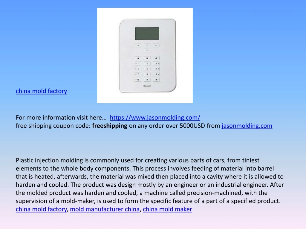 china mold factory for more information visit