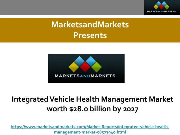 Integrated Vehicle Health Management Market worth $28.0 billion by 2027
