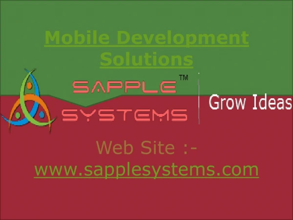 Mobile Development Solutions