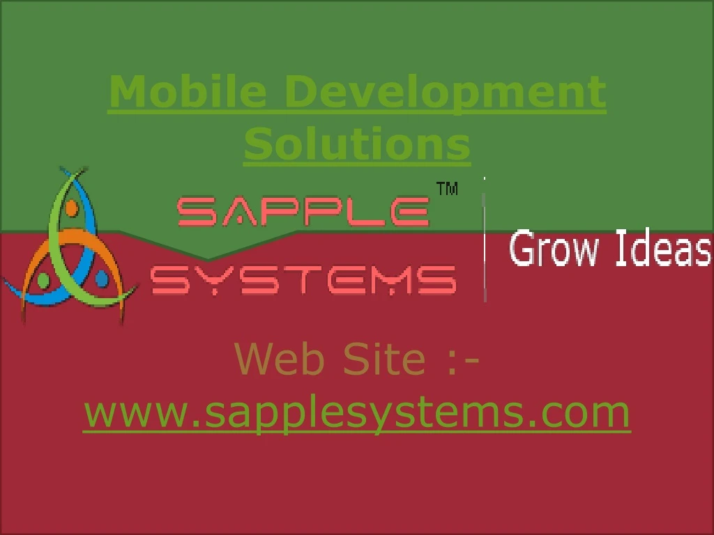 mobile development solutions