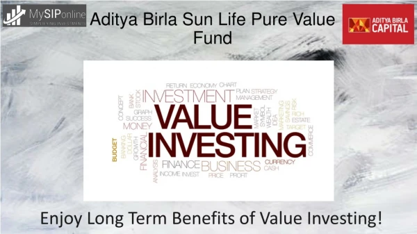Aditya Birla Sun Life Pure Value Fund: Overview
