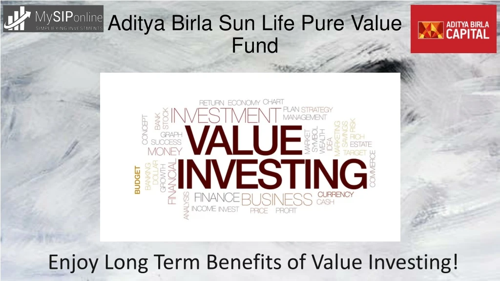 aditya birla sun life pure value fund