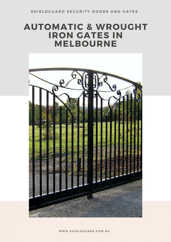 Give Your Property the Security It Deserves with Automatic Gates - ShieldGuard