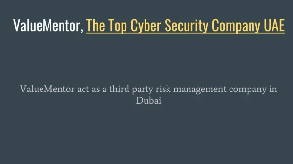 Top Cyber Security Company in UAE