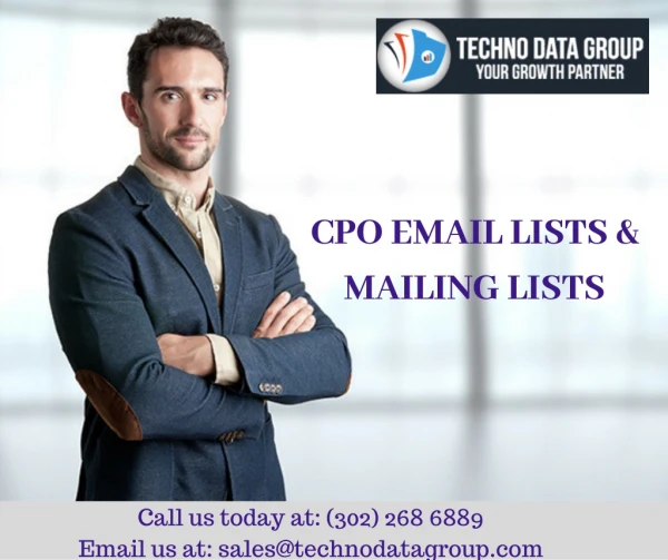 CPO Email List & Mailing List | Chief procurement Officer Email Lists in USA