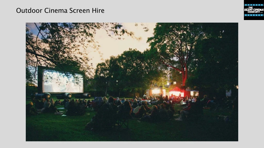 outdoor cinema screen hire