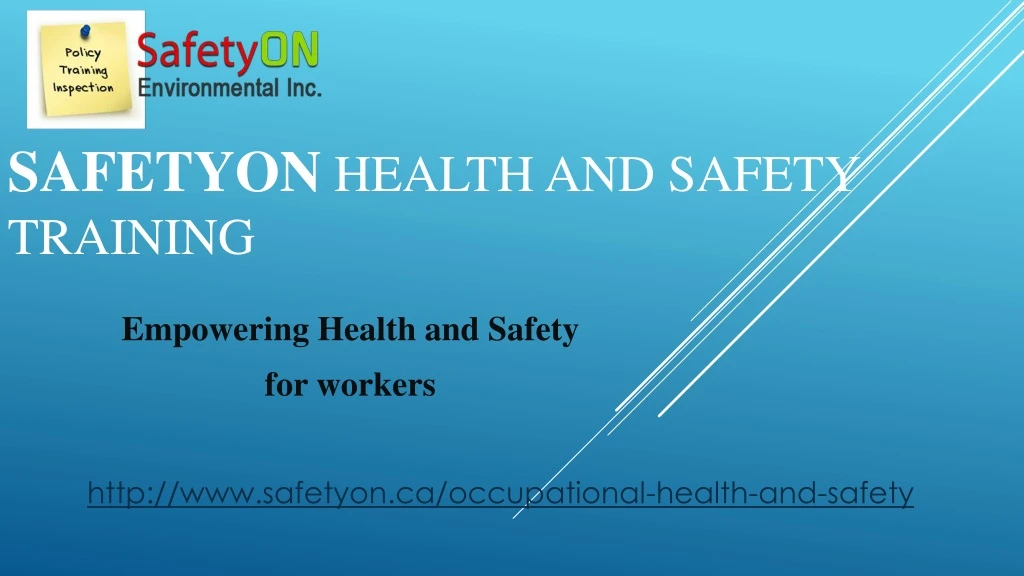 safetyon health and safety training