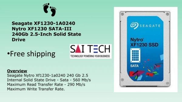Seagate XF1230-1A0240 Nytro XF1230 SATA-III 240Gb 2.5-Inch Solid State Drive