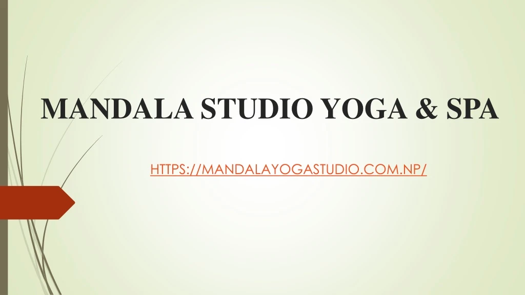 mandala studio yoga spa