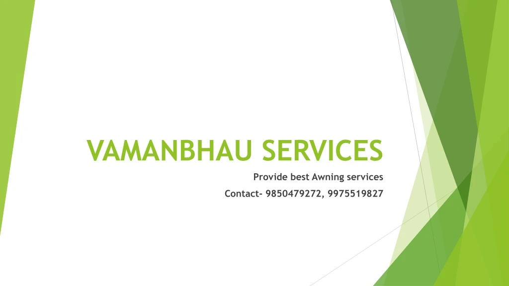 vamanbhau services