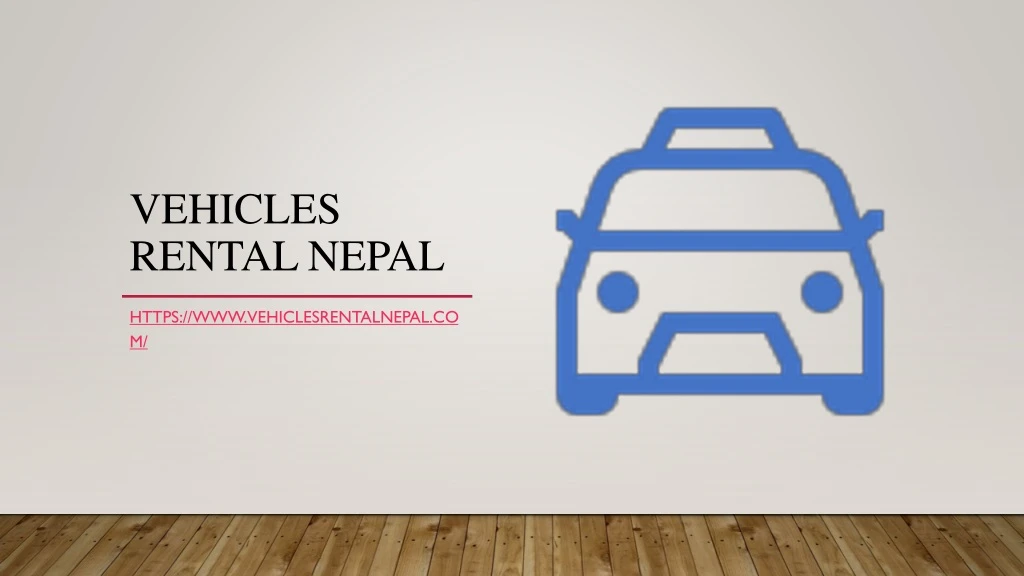 vehicles rental nepal