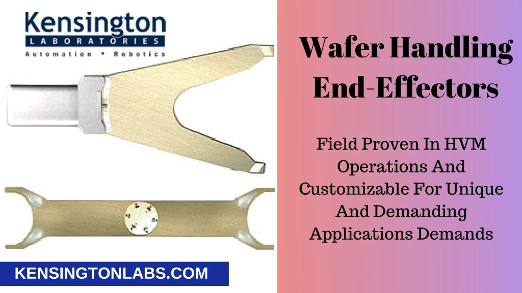 wafer handling end effectors