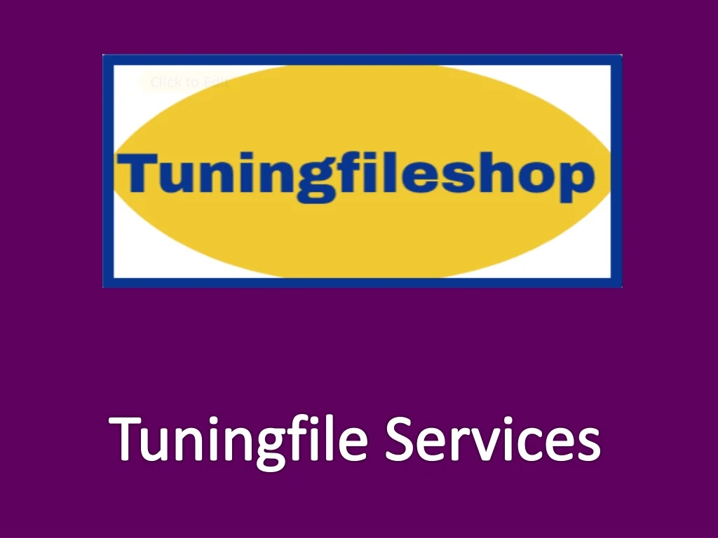 tuningfile services