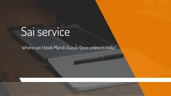 Where can I book Maruti Suzuki Dzire online in India