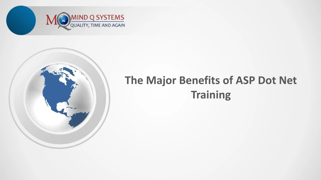 the major benefits of asp dot net training