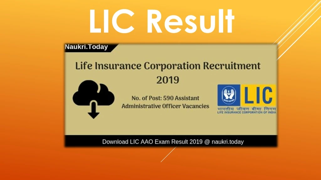 lic result