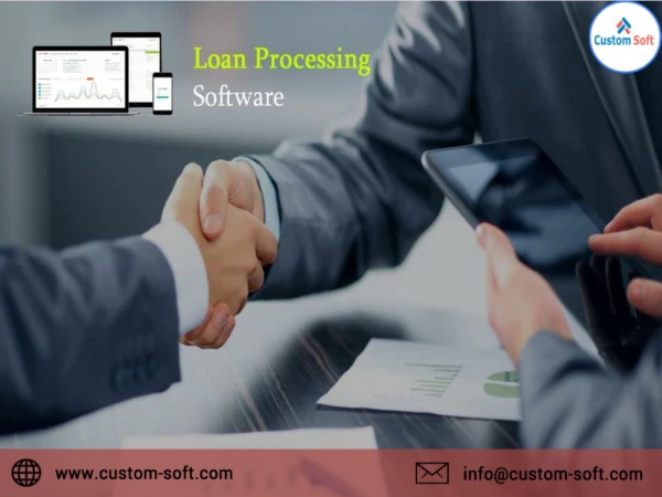 Online Loan Processing Software by CustomSoft