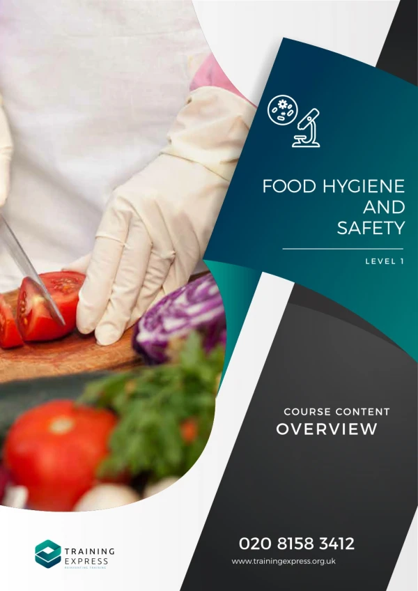 Level 1 Food Hygiene and Safety