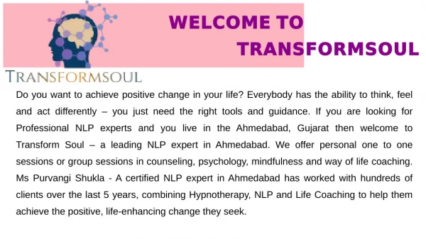 Personal Life Coach, Life Coach for group in Ahmedabad | Transform Soul