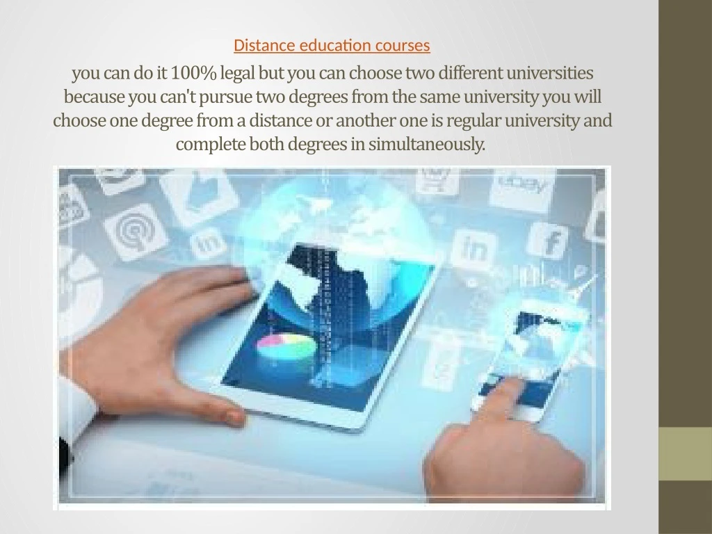 distance education courses