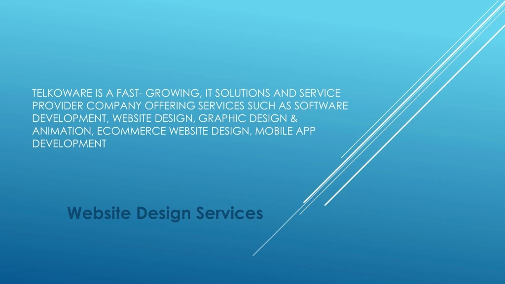 website design services