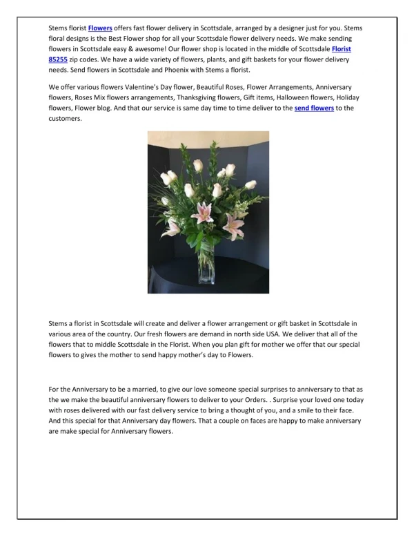 Stemsa Florist Flower Delivery