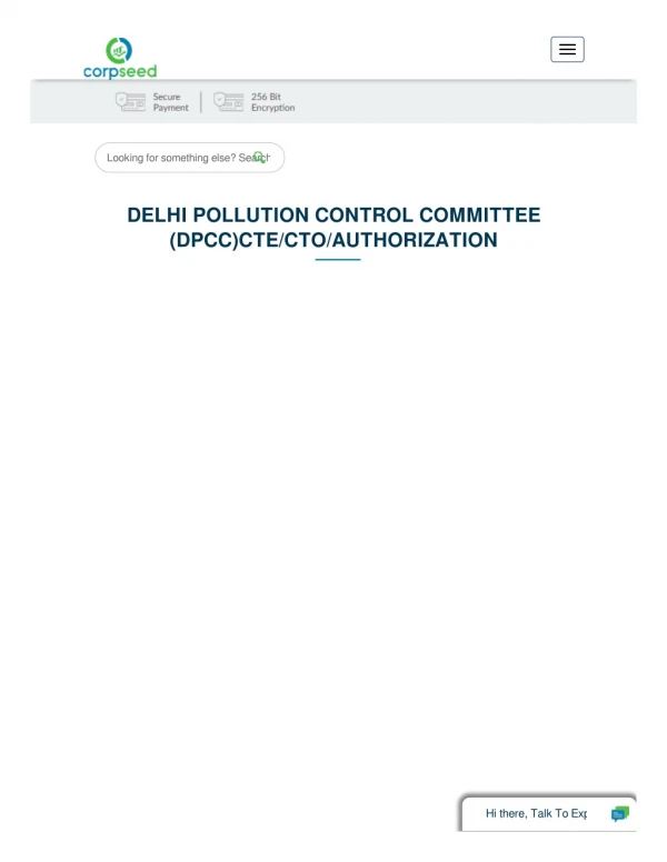 Get Online Delhi Pollution Control Committee (DPCC) CTECTO License