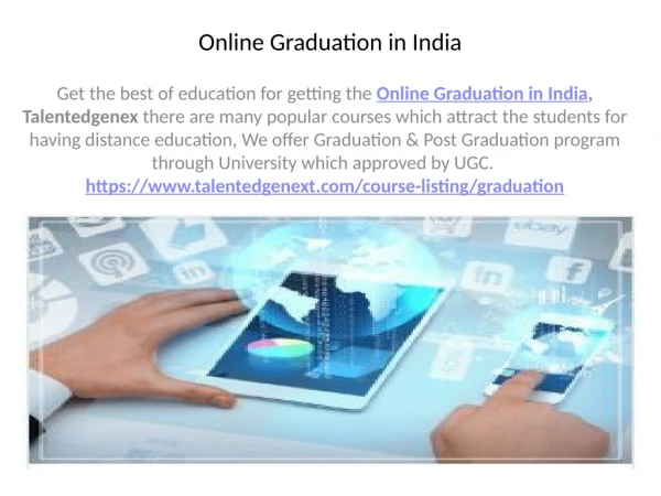 Online Graduation in India