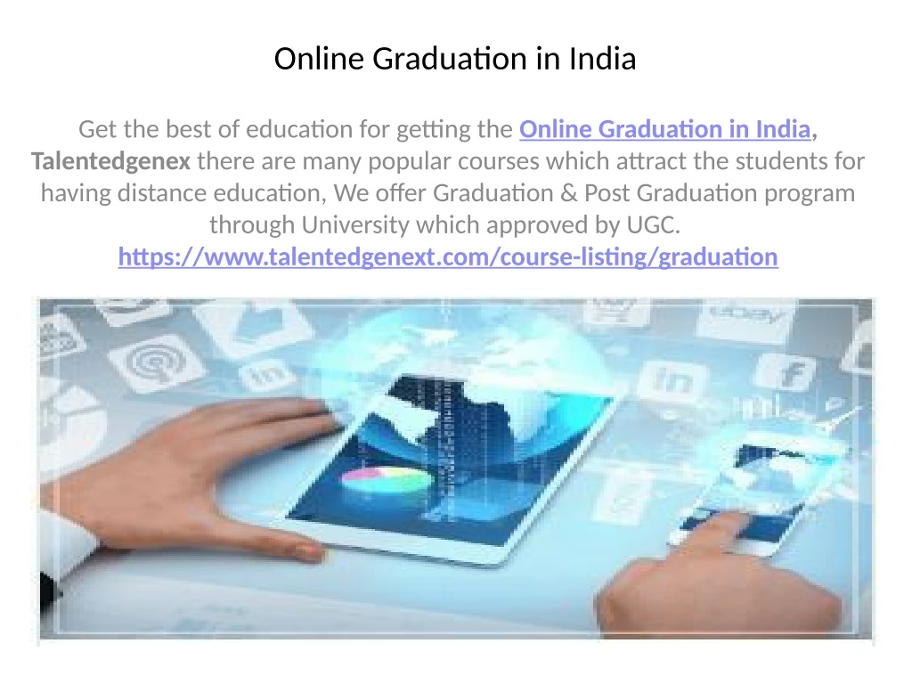 online graduation in india