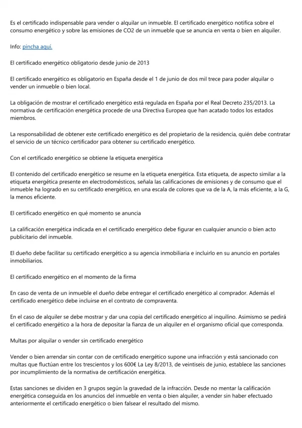 Que es la certificación energética, todo cuanto precisas saber