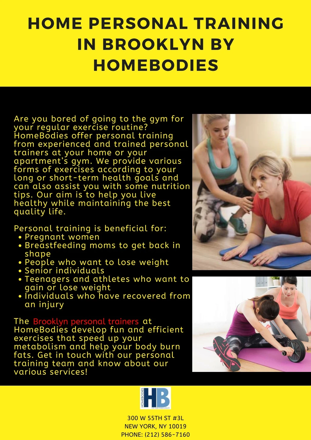 home personal training