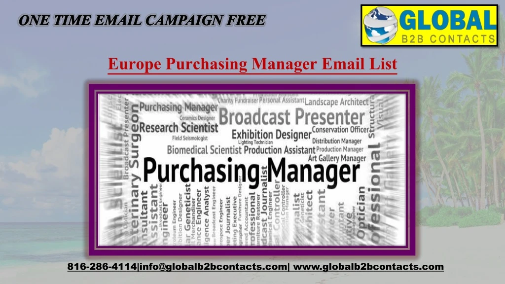 one time email campaign free