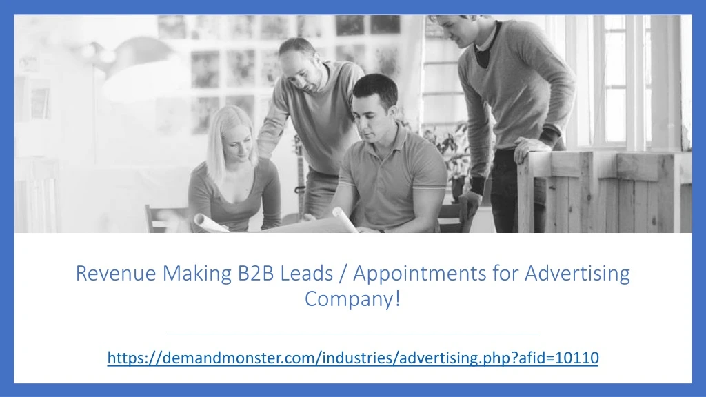 revenue making b2b leads appointments for advertising company