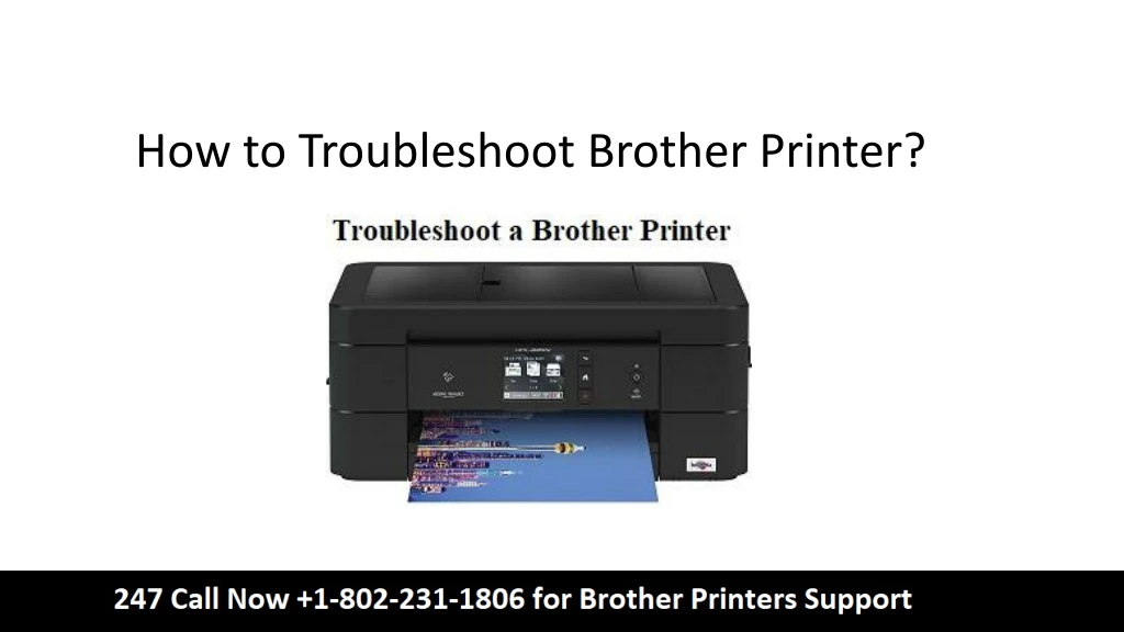 how to troubleshoot brother printer