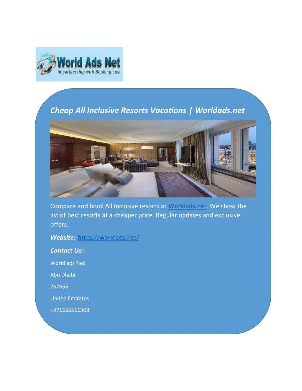 cheap all inclusive resorts vacations worldads net