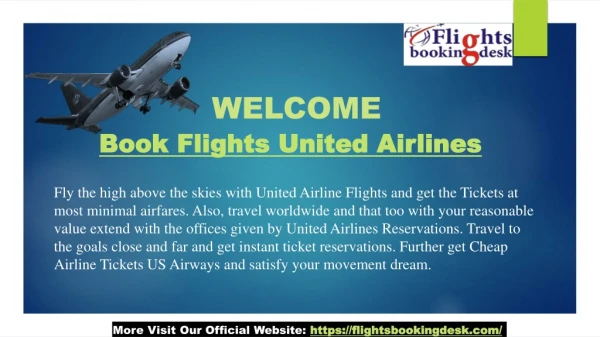 Get Best Fares and Book Flights United Airlines