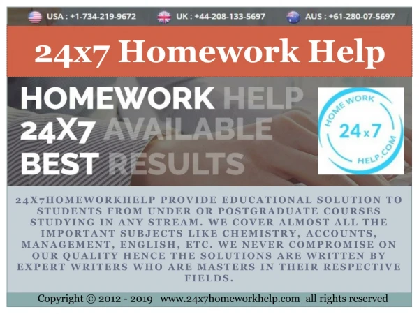 Online Homework help | Management homeworkhelp