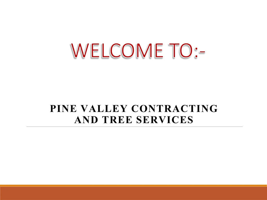 welcome to