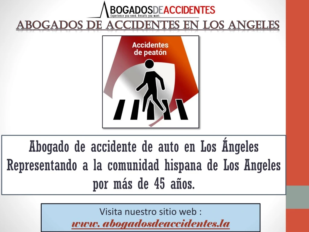 abogados de accidentes en los angeles