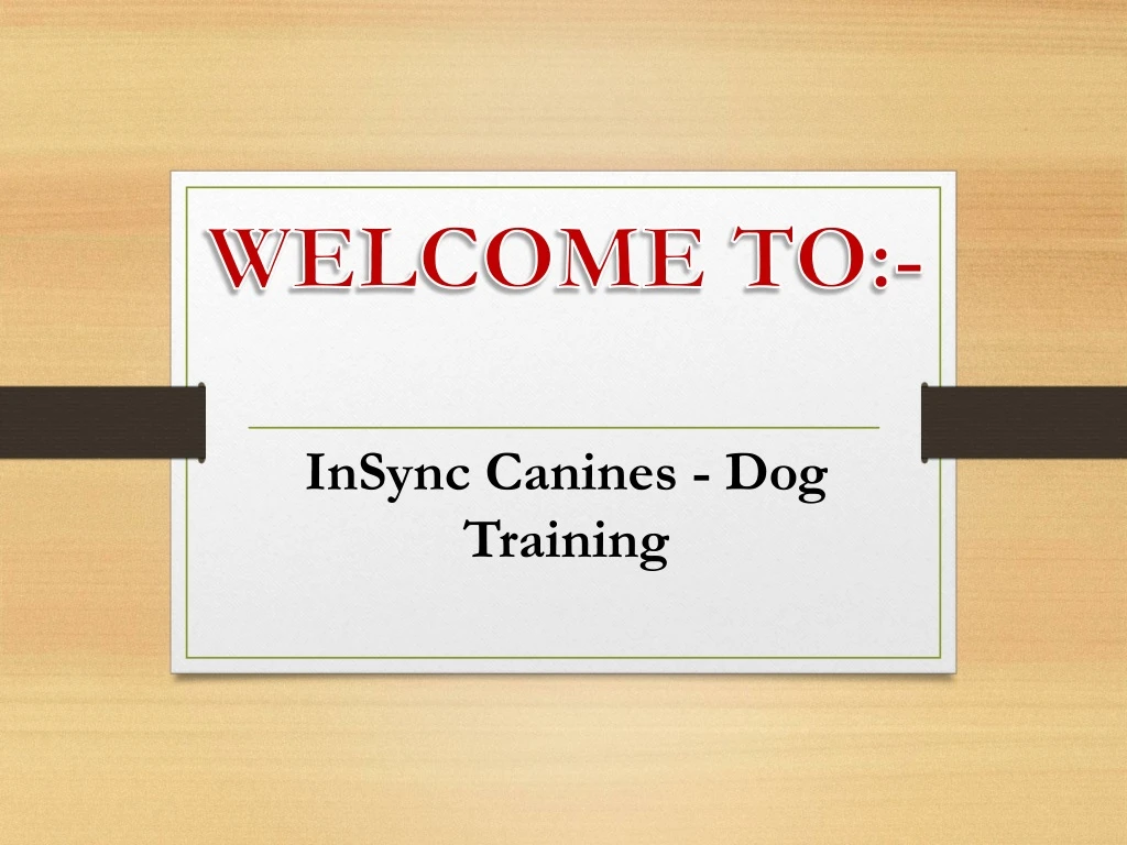 welcome to