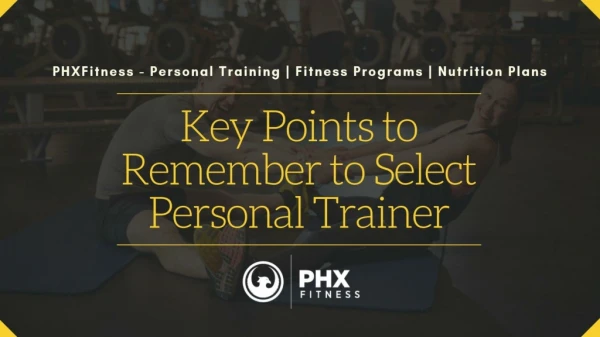 How to Pick the Right Personal Trainer